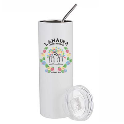 Maui Strong Lahaina Banyan Tree Pray For Maui Stainless Steel Tumbler