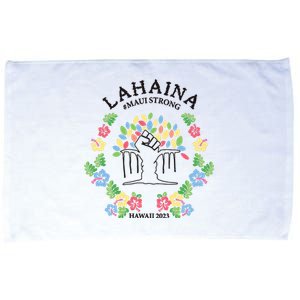 Maui Strong Lahaina Banyan Tree Pray For Maui Microfiber Hand Towel