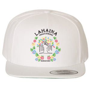 Maui Strong Lahaina Banyan Tree Pray For Maui Wool Snapback Cap