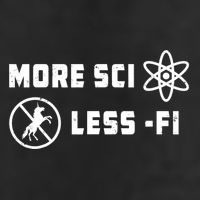 More Sci Less Fi Science Fiction Scifi Teacher Scientist Golf Towel