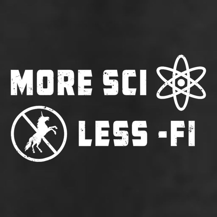 More Sci Less Fi Science Fiction Scifi Teacher Scientist Golf Towel
