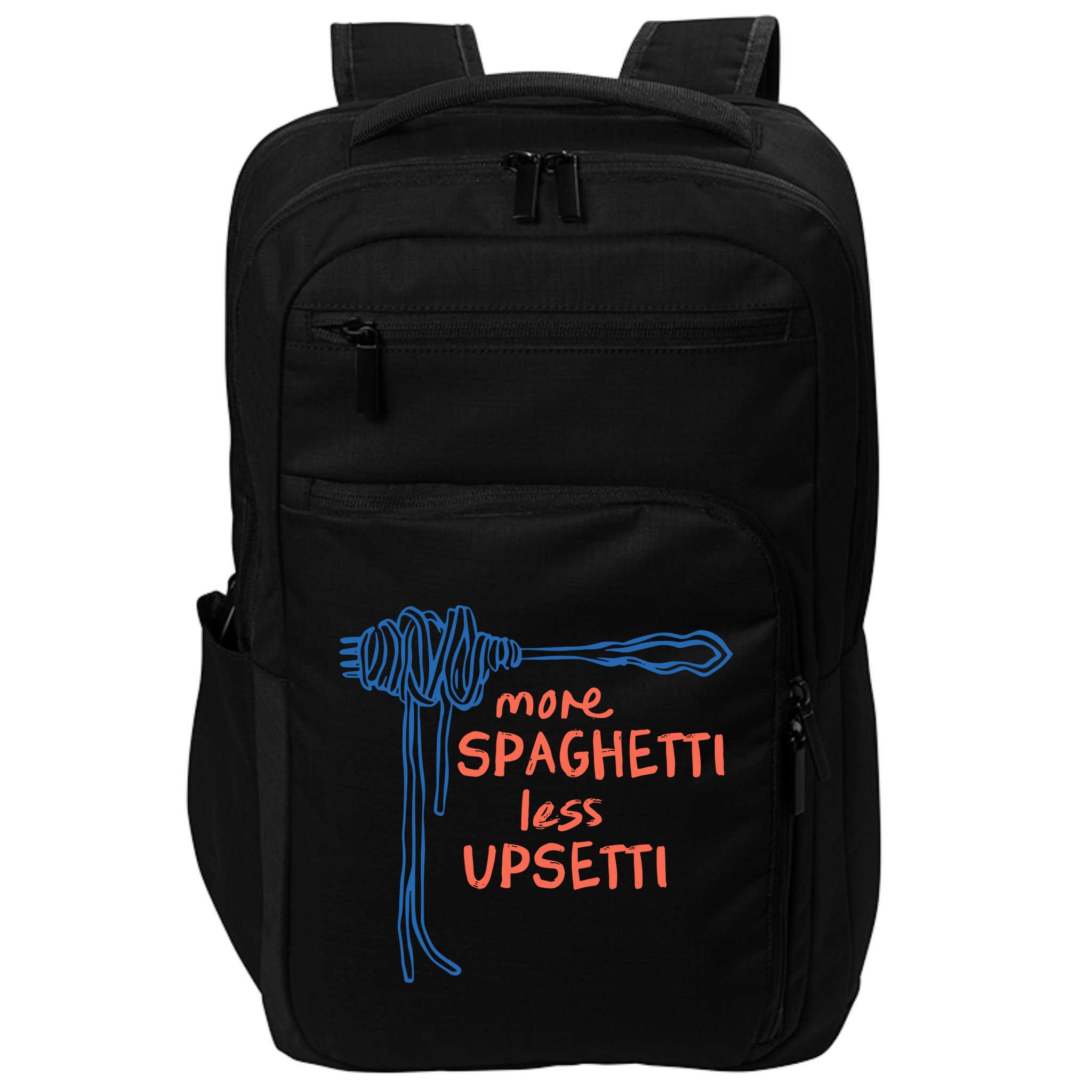 More Spaghetti Less Upsetti Impact Tech Backpack