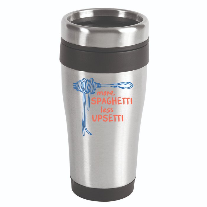 More Spaghetti Less Upsetti 16oz Travel Tumbler