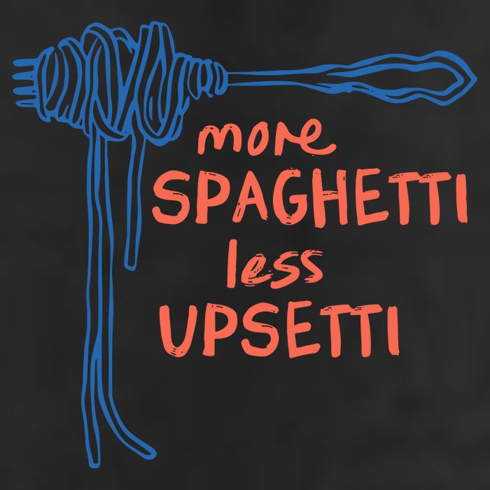 More Spaghetti Less Upsetti 25L Jumbo Tote