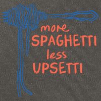 More Spaghetti Less Upsetti Cotton Canvas Backpack