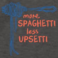 More Spaghetti Less Upsetti Vector Backpack