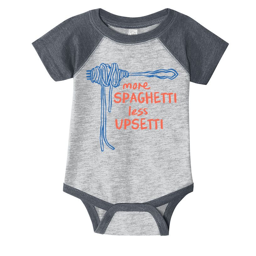 More Spaghetti Less Upsetti Infant Baby Jersey Bodysuit