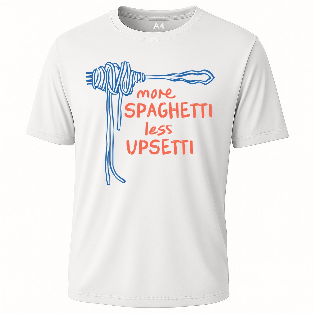 More Spaghetti Less Upsetti Performance Shirt