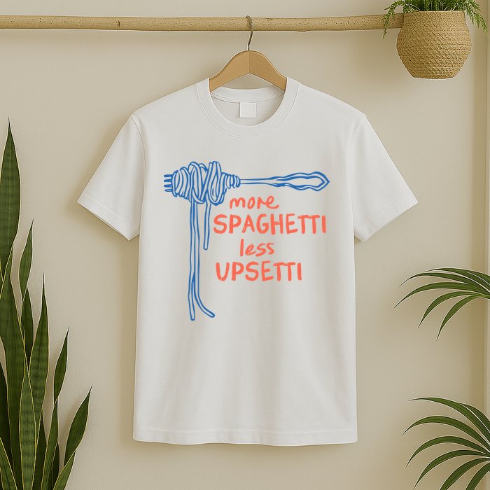 More Spaghetti Less Upsetti T-Shirt