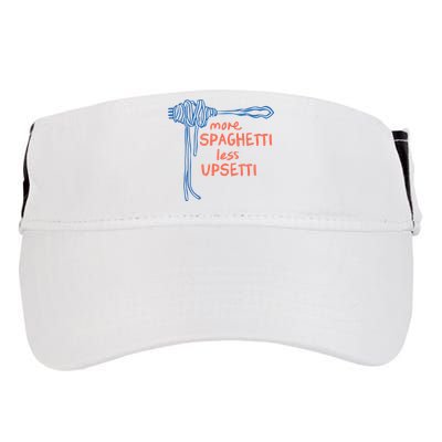 More Spaghetti Less Upsetti Adult Drive Performance Visor