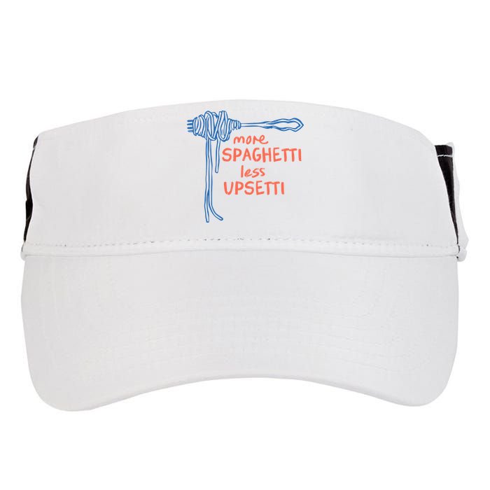 More Spaghetti Less Upsetti Adult Drive Performance Visor