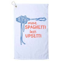 More Spaghetti Less Upsetti Golf Towel