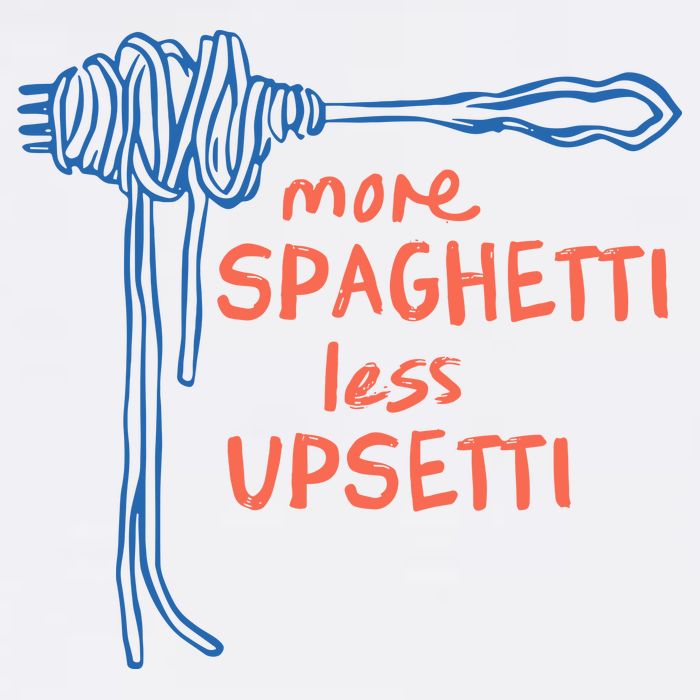 More Spaghetti Less Upsetti Golf Towel