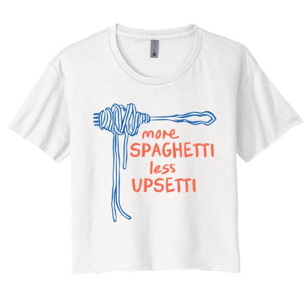 More Spaghetti Less Upsetti Crop Top