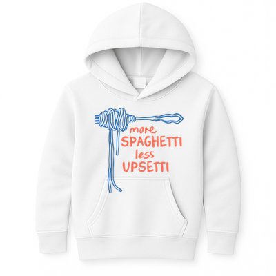More Spaghetti Less Upsetti Kids Hoodie