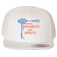 More Spaghetti Less Upsetti Wool Snapback Cap
