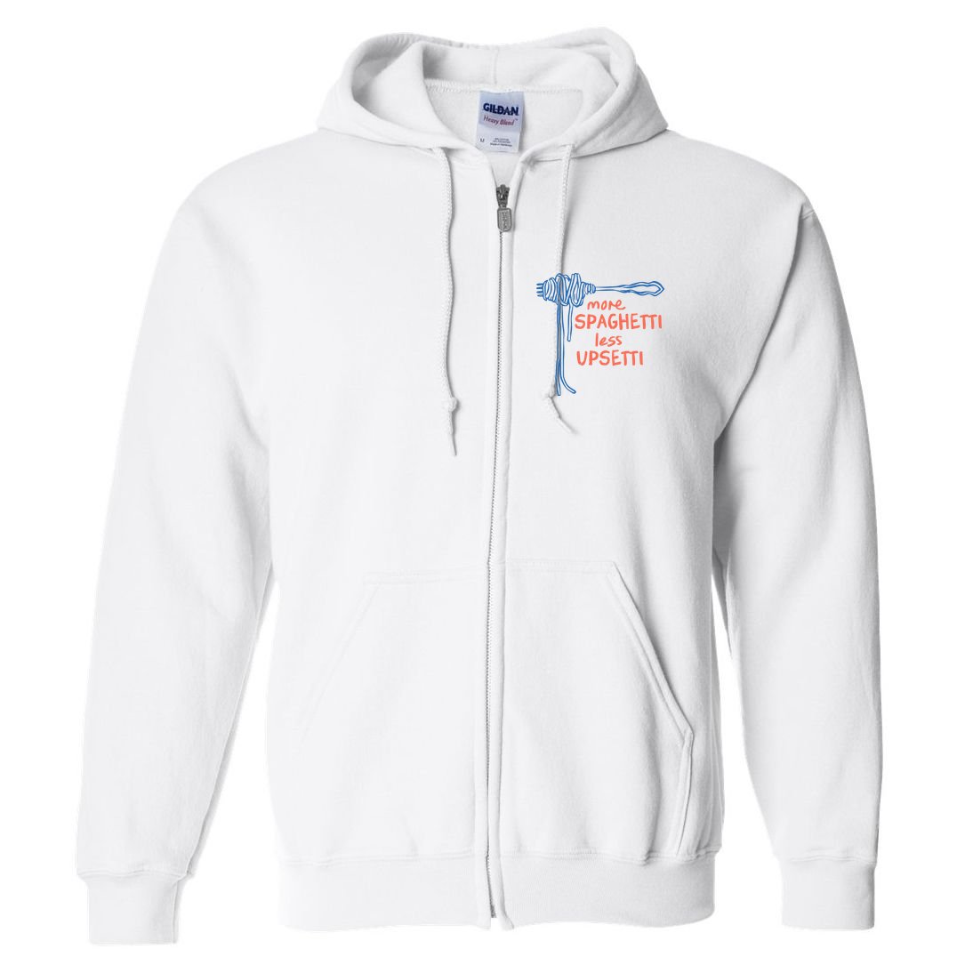 More Spaghetti Less Upsetti Full Zip Hoodie