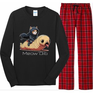 Meowdib Sand Land Cat Sandworm Long Sleeve Pajama Set