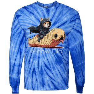 Meowdib Sand Land Cat Sandworm Tie-Dye Long Sleeve Shirt