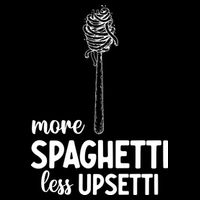 More Spaghetti Less Upsetti Drawstring Bag