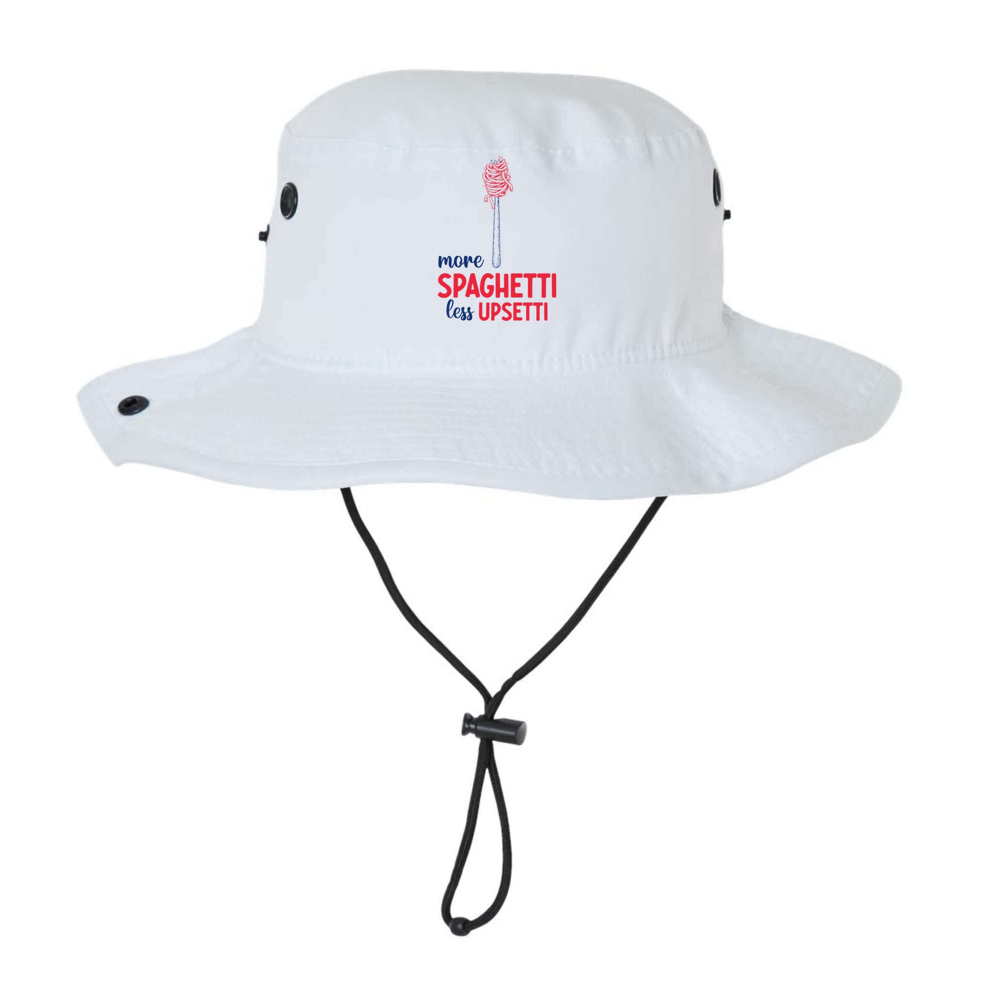 More Spaghetti Less Upsetti Funny Food Meme Bucket Hat