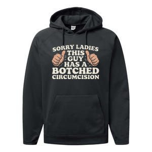 Meme Sorry Ladies This Guy Has A Botched Circumcision Performance Fleece Hoodie