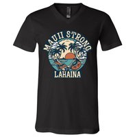 Maui Strong Lahaina Banyan Tree V-Neck T-Shirt
