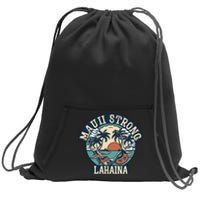 Maui Strong Lahaina Banyan Tree Sweatshirt Cinch Pack Bag