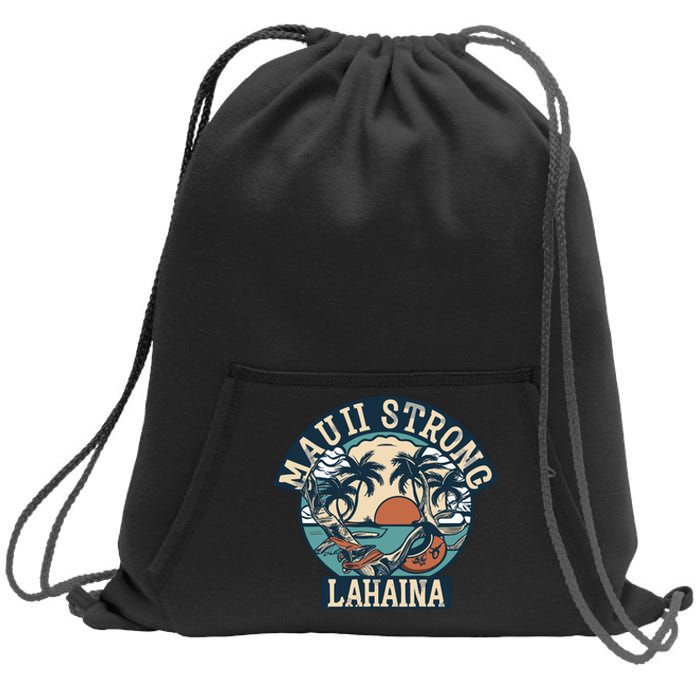 Maui Strong Lahaina Banyan Tree Sweatshirt Cinch Pack Bag