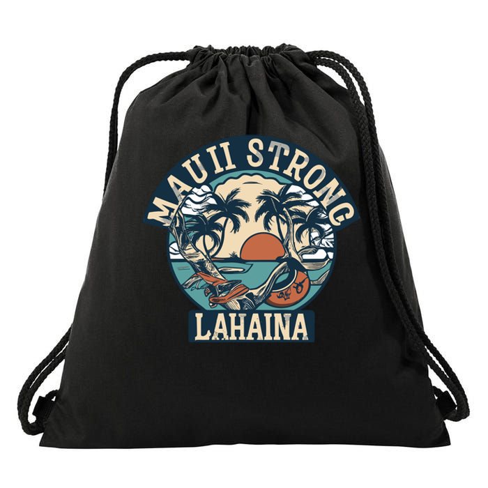 Maui Strong Lahaina Banyan Tree Drawstring Bag