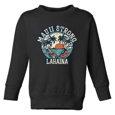 Maui Strong Lahaina Banyan Tree Toddler Sweatshirt