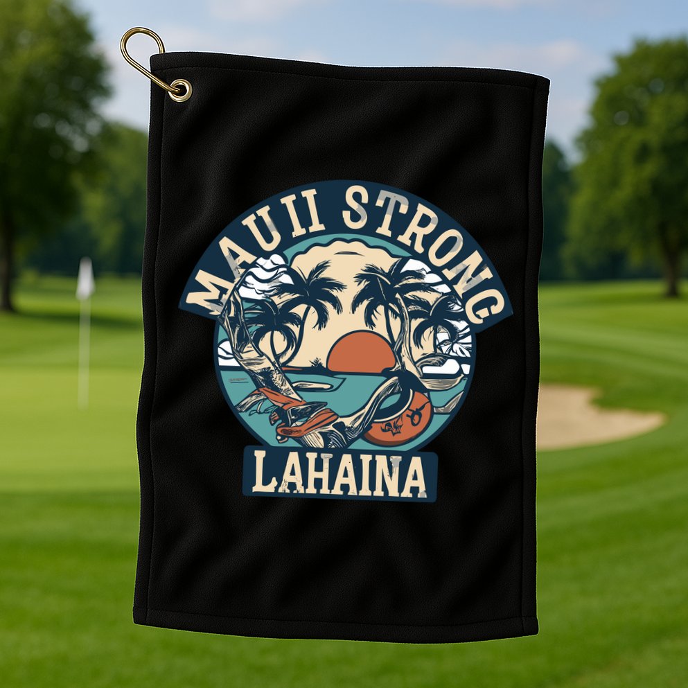 Maui Strong Lahaina Banyan Tree Golf Towel