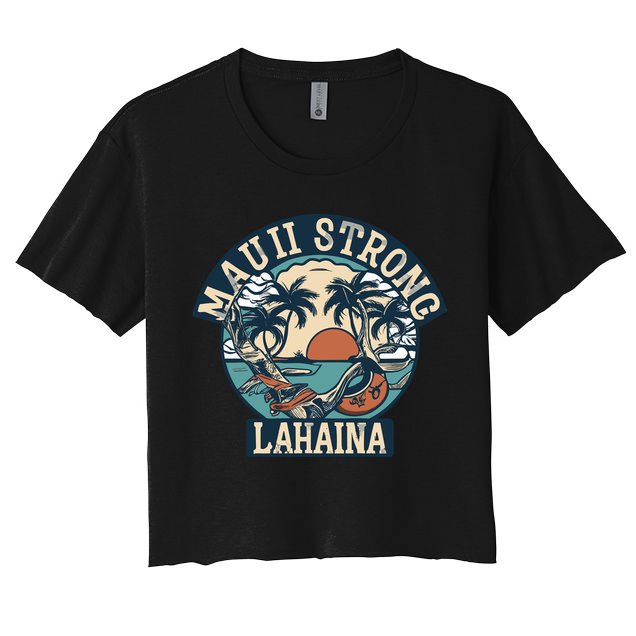 Maui Strong Lahaina Banyan Tree Crop Top