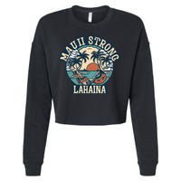 Maui Strong Lahaina Banyan Tree Cropped Pullover Crew