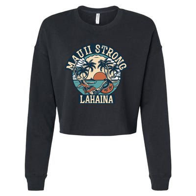 Maui Strong Lahaina Banyan Tree Cropped Pullover Crew