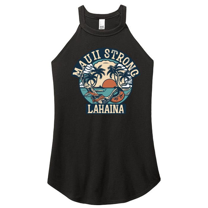 Maui Strong Lahaina Banyan Tree Women’s Perfect Tri Rocker Tank