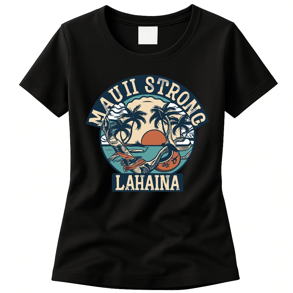 Maui Strong Lahaina Banyan Tree Womens T-Shirt