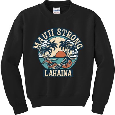 Maui Strong Lahaina Banyan Tree Kids Sweatshirt