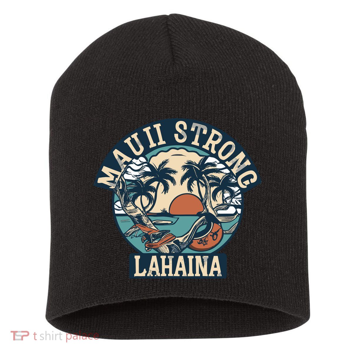 Maui Strong Lahaina Banyan Tree Short Acrylic Beanie