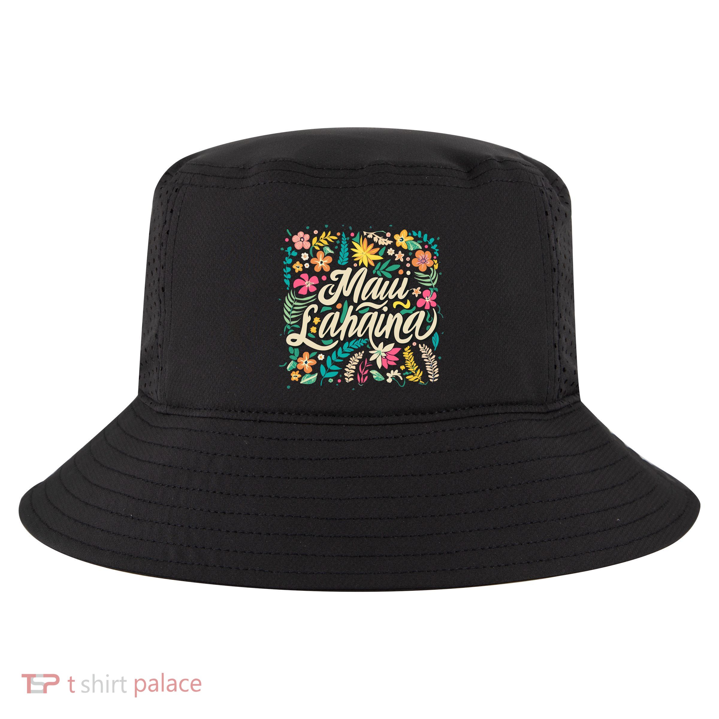 Maui Strong Lahaina Floral Cool Comfort Performance Bucket Hat