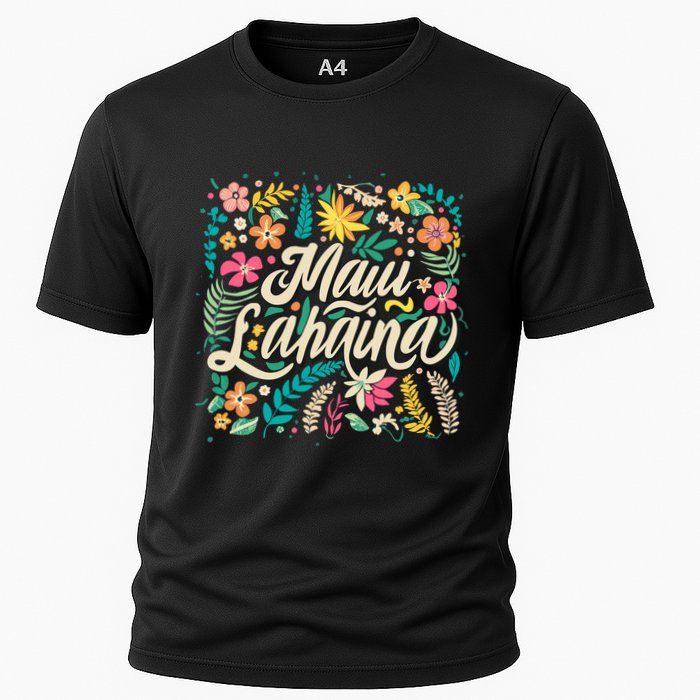 Maui Strong Lahaina Floral Cooling Performance Crew T-Shirt