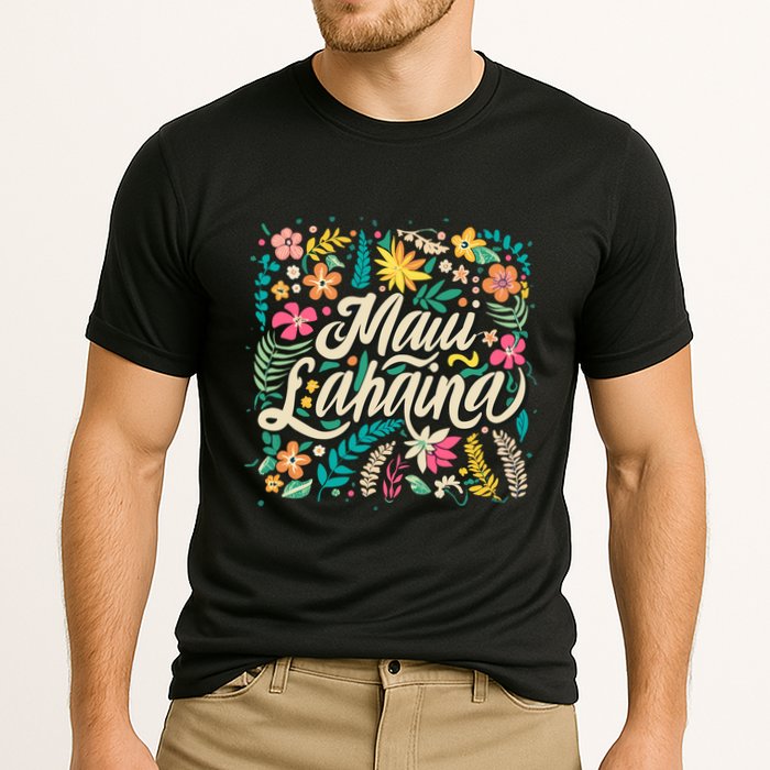Maui Strong Lahaina Floral Cooling Performance Crew T-Shirt