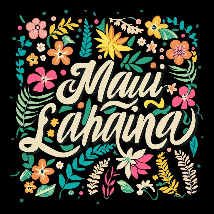 Maui Strong Lahaina Floral Cooling Performance Crew T-Shirt