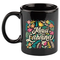 Maui Strong Lahaina Floral 11oz C Handle Ceramic Mug