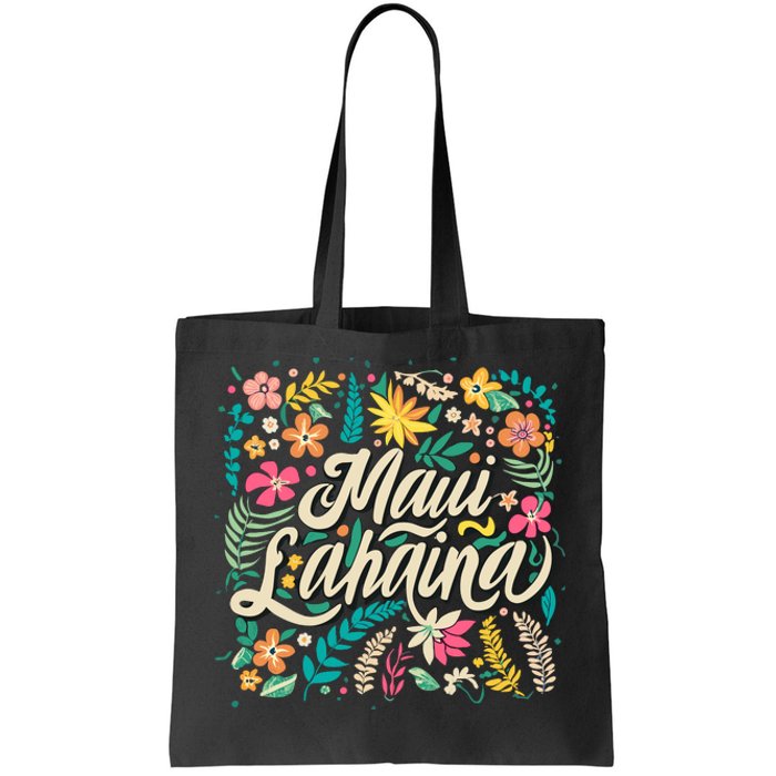 Maui Strong Lahaina Floral Tote Bag