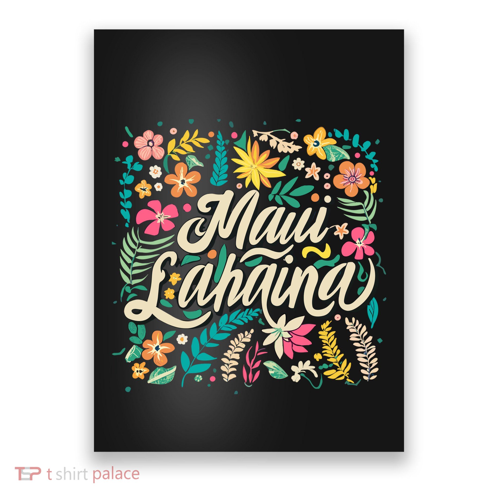 Maui Strong Lahaina Floral Poster