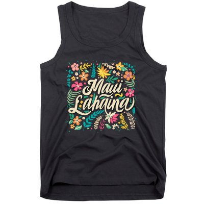 Maui Strong Lahaina Floral Tank Top