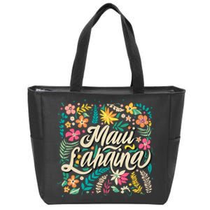 Maui Strong Lahaina Floral Zip Tote Bag