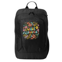 Maui Strong Lahaina Flower Floral City Backpack