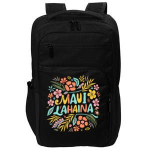 Maui Strong Lahaina Flower Floral Impact Tech Backpack